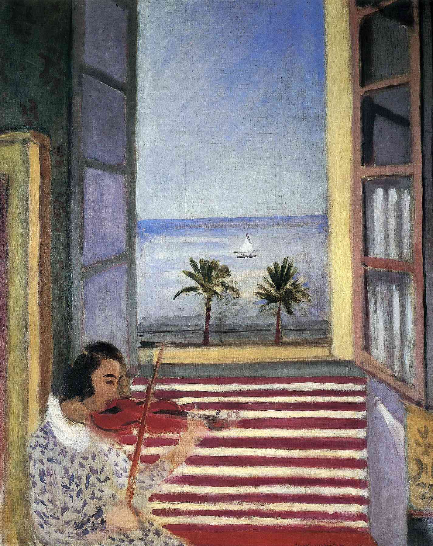 Henri Matisse - Young Woman Playing Violin 1923